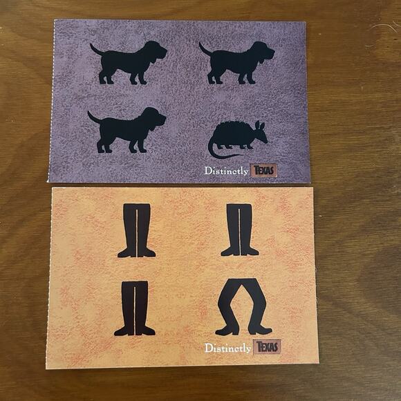 Lot Of 7 Vintage Texas Post Cards Fort Worth Cattle Drive Distinctly Texas Ad - Picture 6 of 9